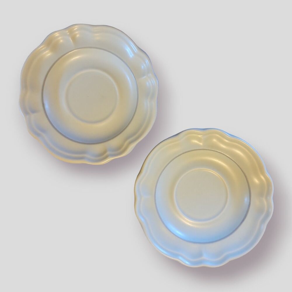 Pfaltzgraff Saucers - Heirloom - 6" diameter - Set Of 2
